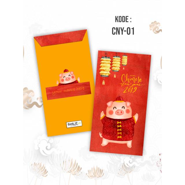 

Premium Amplop Angpao Imlek | Sincia | Chinese New Year shio babi 2019 lucu, unik, bisa custom nama