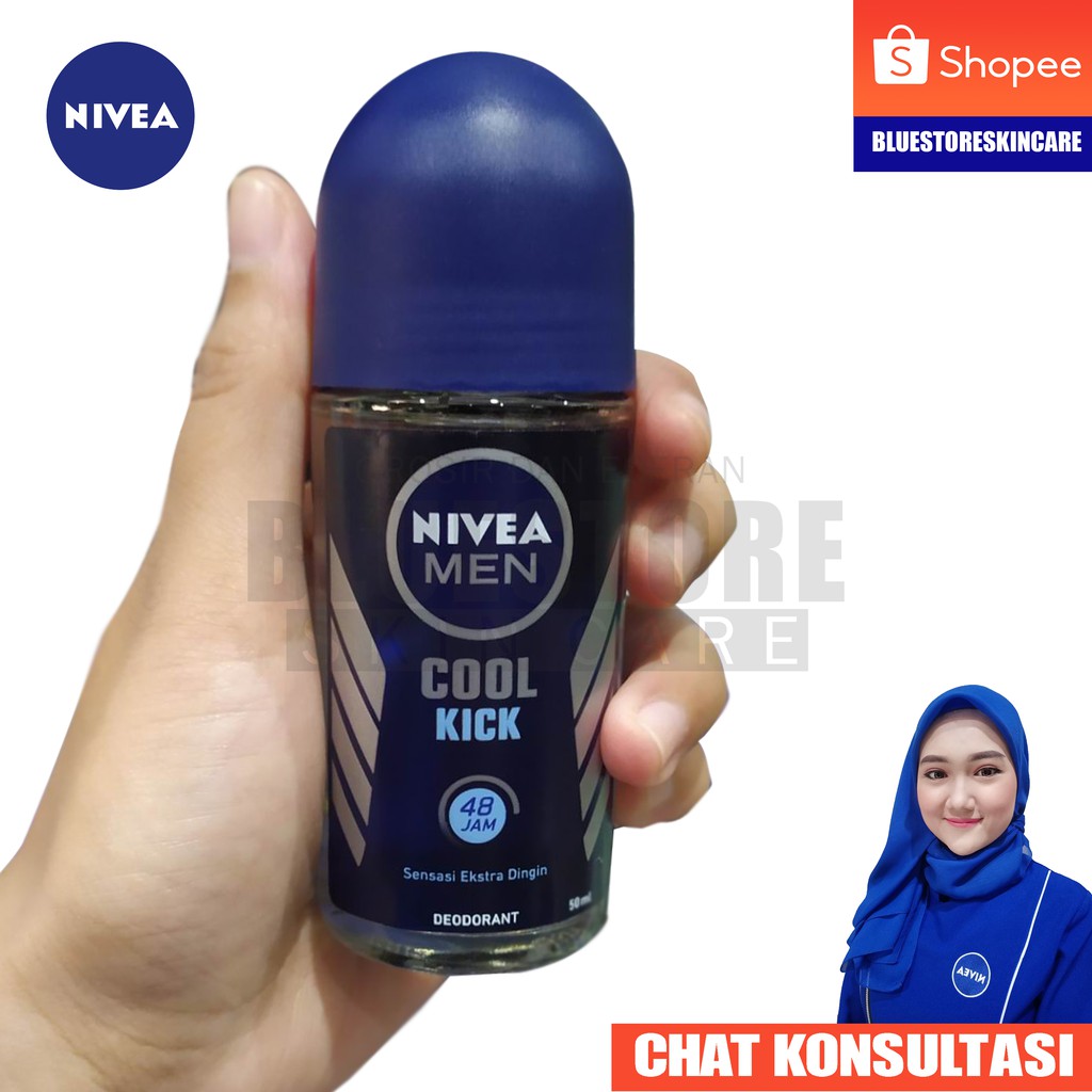 DEODORANT NIVEA MEN COOL KICK ROLL ON 50 ML