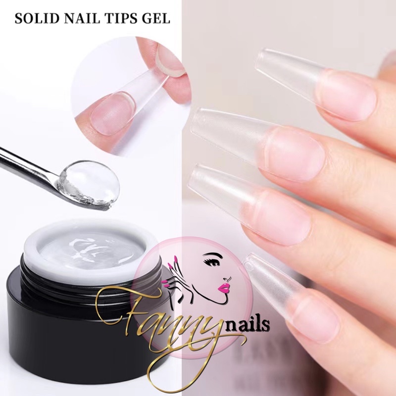 SOLID NAIL TIPS GEL EXTENSION PREMIUM QUALITY APRES / GEL EXTENSION PRESS ON FAKE NAILS PREMIUM QUALITY KUKU PALSU LEM KUKU PALSU APRES NAIL ADHESIVE