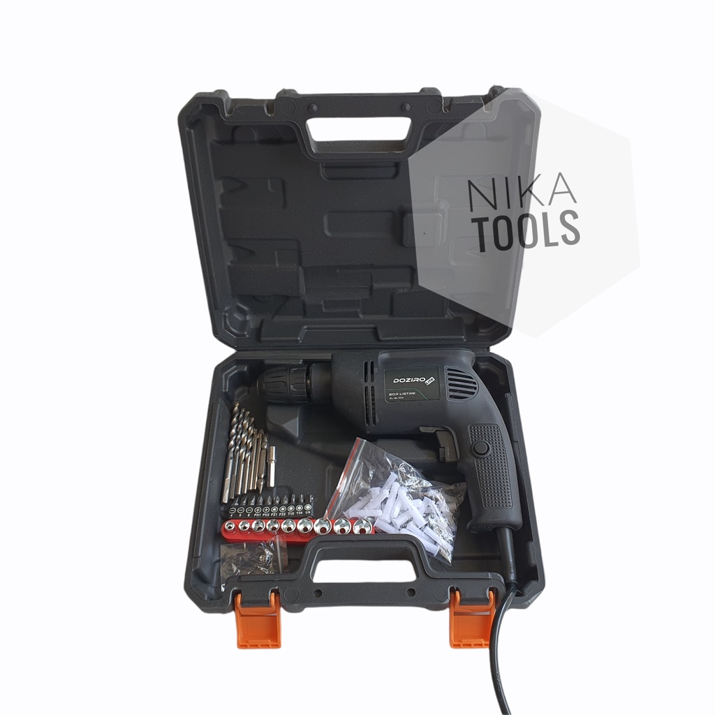 Drill Machine 10mm Mesin Bor Listrik Set 10mm Doziro