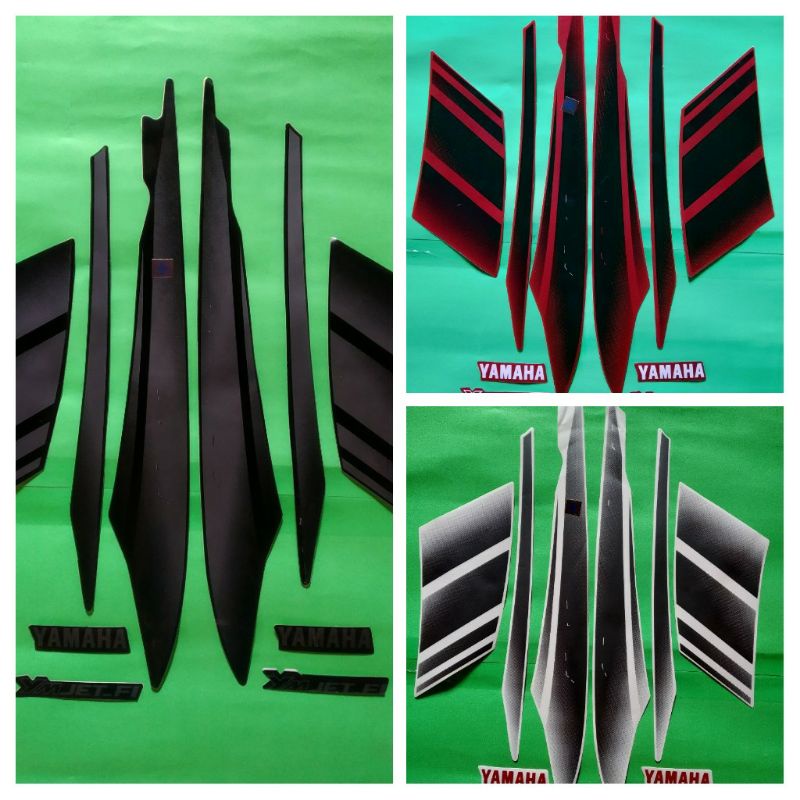 Striping Stiker Lis Les Body Motor Yamaha Mio Soul GT 2012 Full Set Motif Standar Original Kualitas 