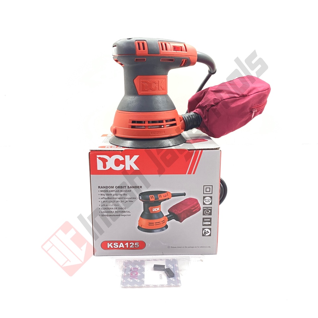 DCK KSA125 Mesin Amplas Bulat 5&quot; Random Orbital Sander Variable Speed