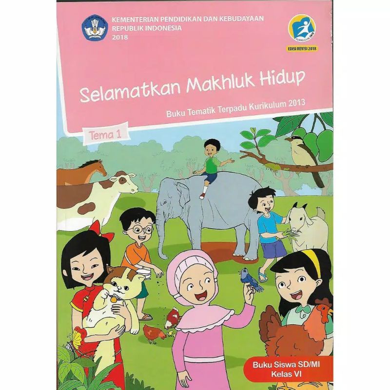 Jual Buku Pelajaran Sd Mi Tema Kelas Tema Kemendikbud Best Seller Indonesia Shopee Indonesia