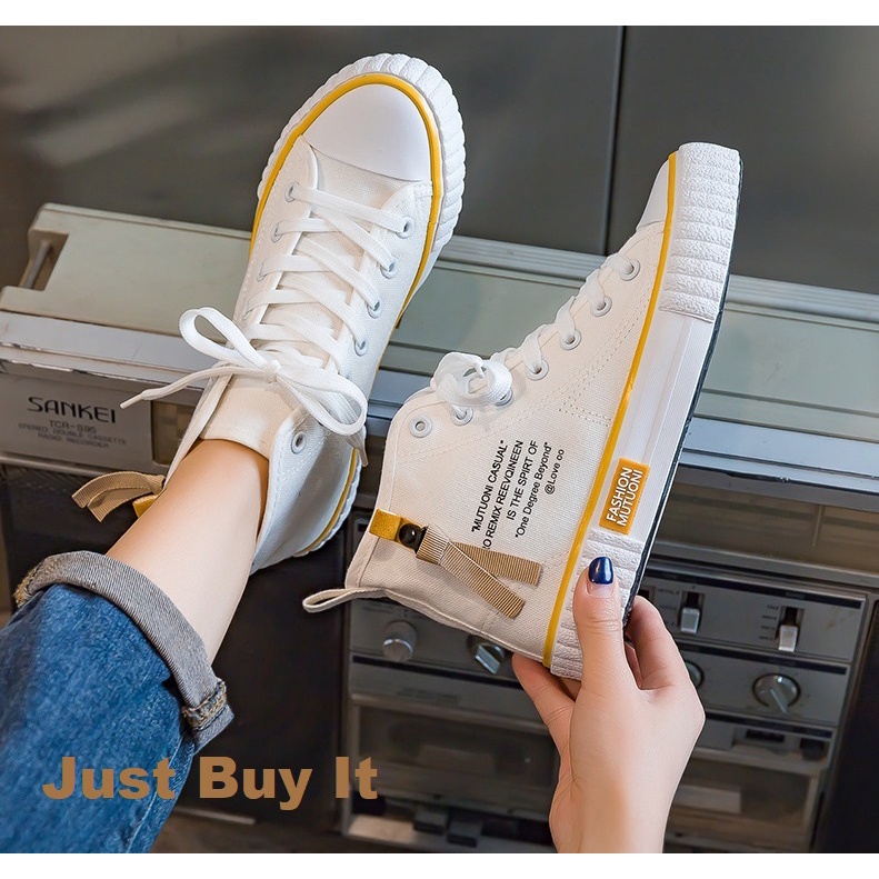 JBI-0254 [ Bisa COD ] Sepatu Kanvas Wanita - Sneakers Import - Sepatu Wanita Casual - Sneaker Fashion Terbaru-Sepatu Canvas Wanita Import sytel Korea High Quality