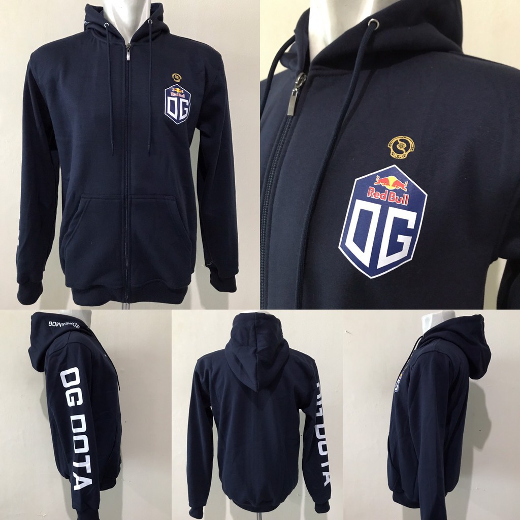 Team OG Dota 2 TI Champion Blue Esports Gaming Hoodie