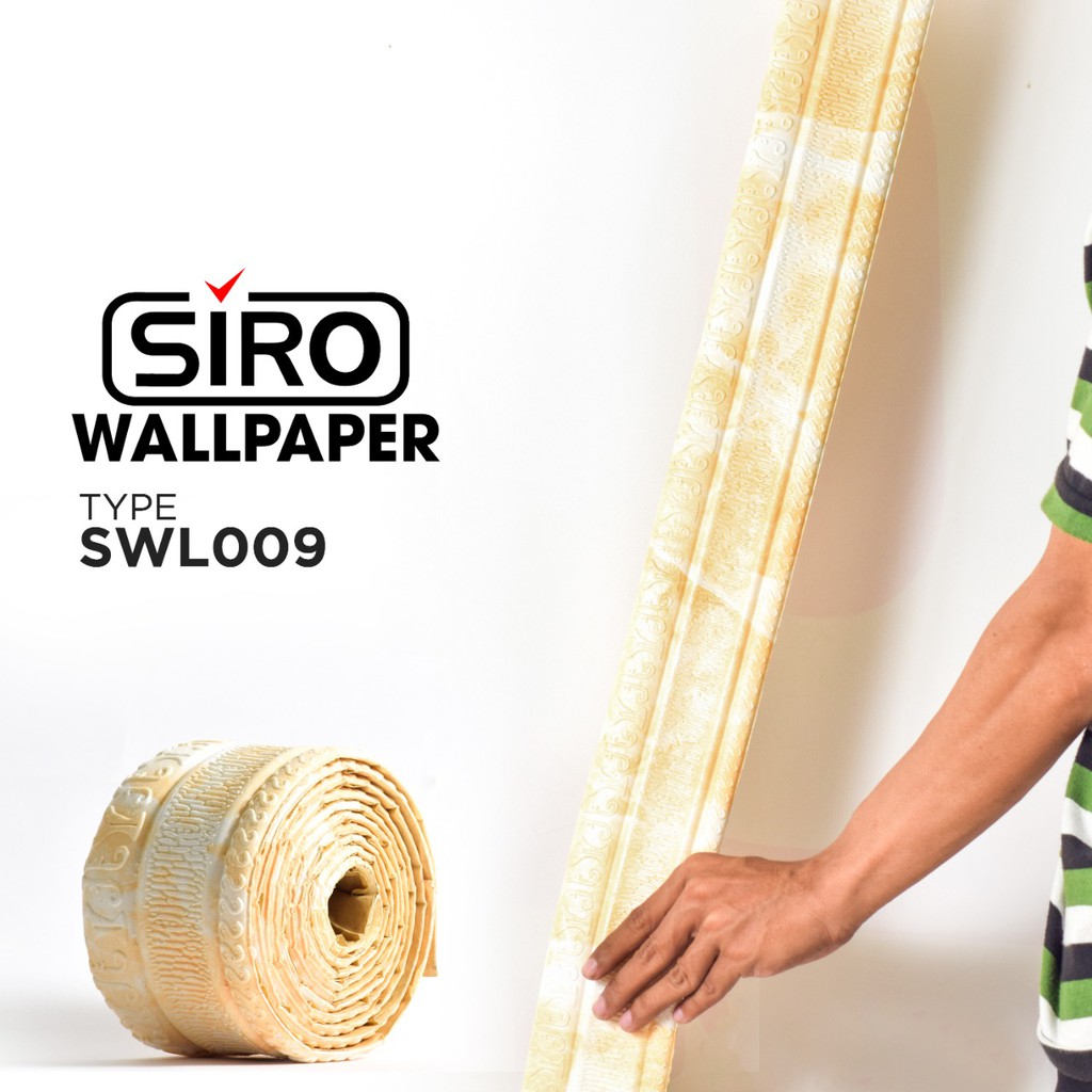 LIST BORDER FOAM 3D LIS WALLPAPER BORDER STICKER-SWL09-KREM