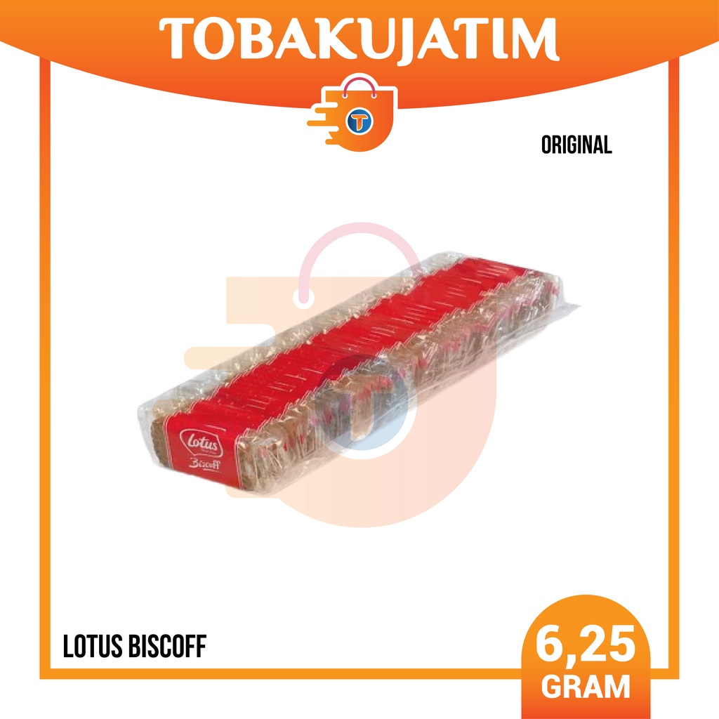 

LOTUS BISCOFF biskuit COKLAT BESAR 312gr per 50pcs ORI