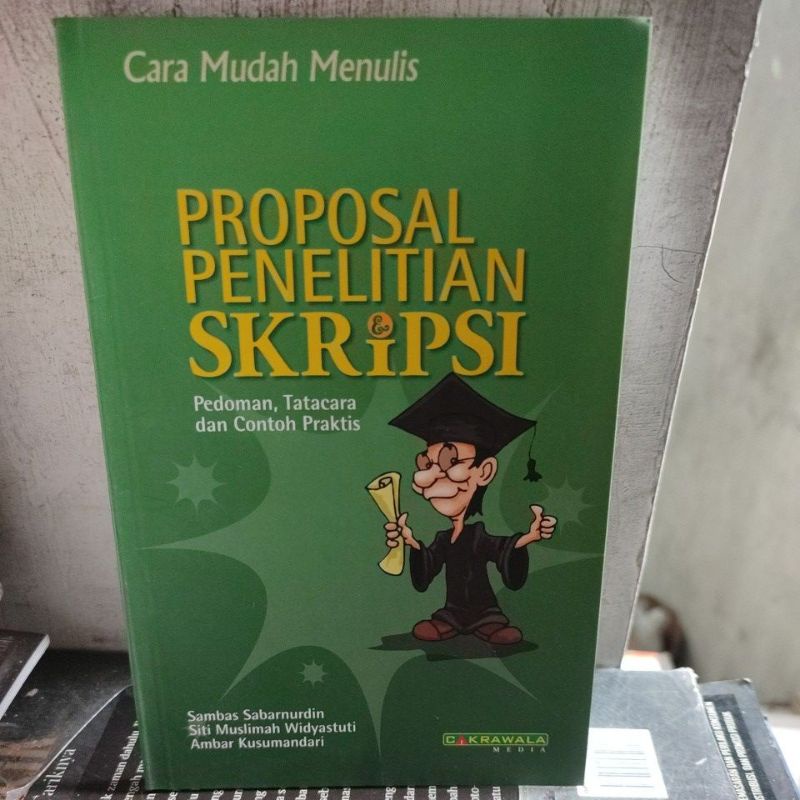 Jual Cara Mudah Menulis Proposal Penelitian Skripsi V Shopee Indonesia