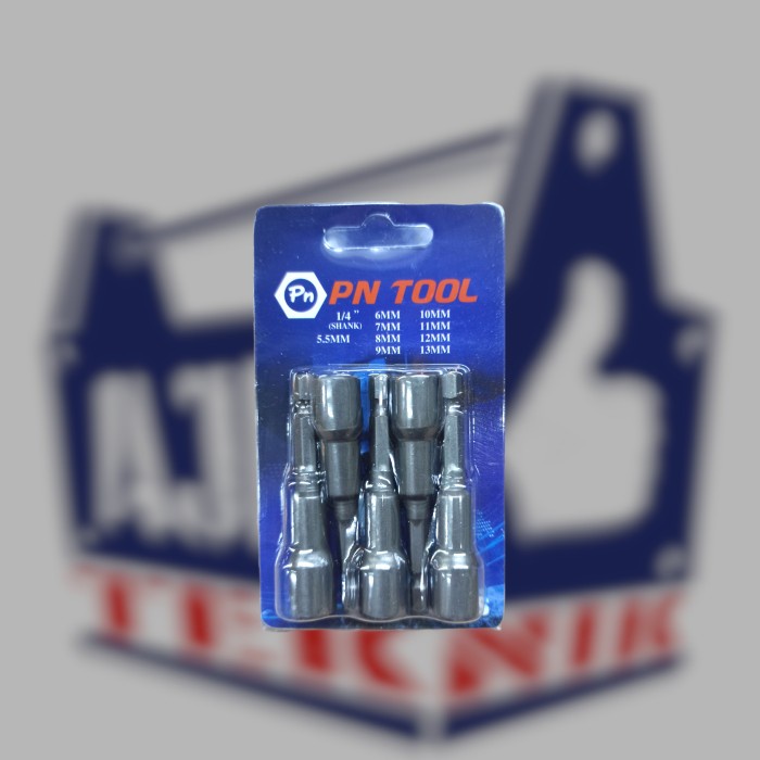 Mata rufing 8mm hex nut 8mm 5pcs PN tool termurah