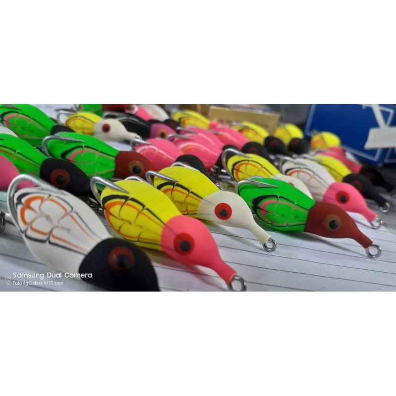 Umpan pancing casting bufo soft frog Konin 3,5cm bisa cod termurah