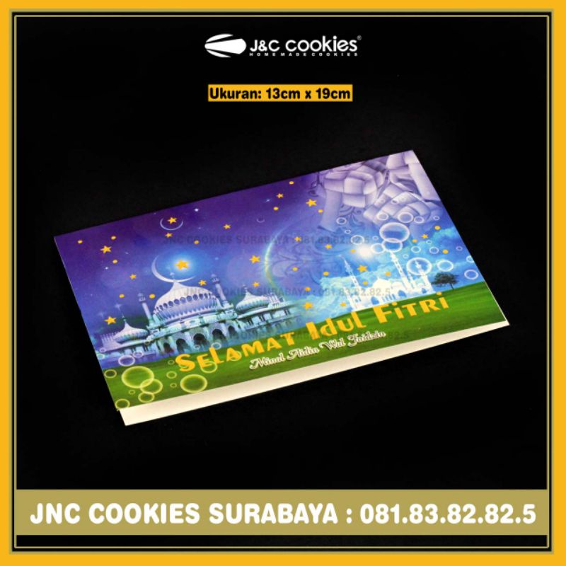 Jual Kartu Ucapan B (13cm X 19cm) - Kue Kering JNC Cookies Surabaya ...