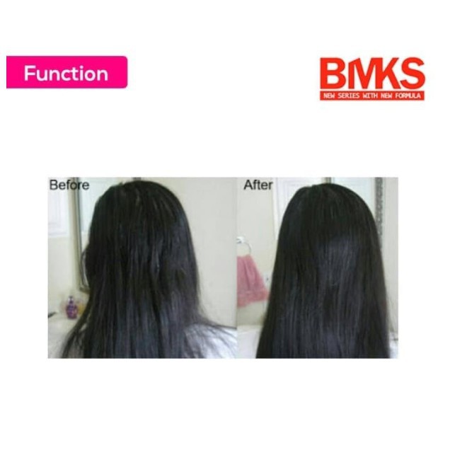 MARKETBIX BMKS Natural Shampoo dan Conditioner Penumbuh &amp; Penghitam Rambut 250 ml