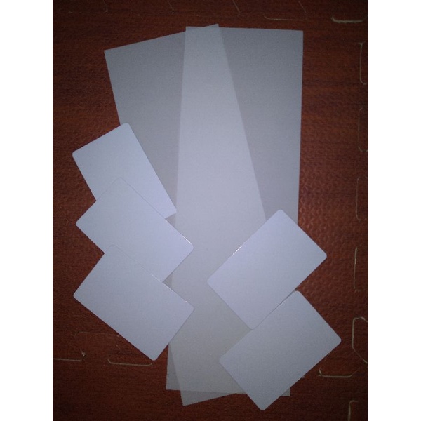 

PVC ID CARD Sudah Potong UNTUK PRINTER INKJET | 5 ID CARD BOLAK BALIK