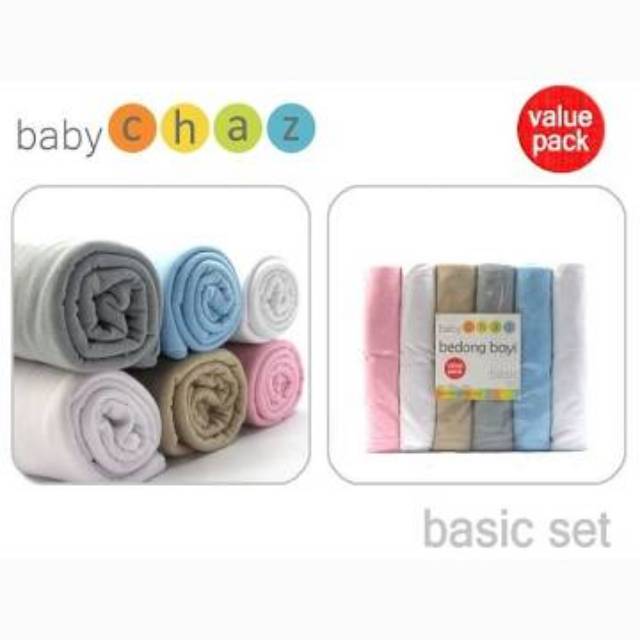 Bedong Bayi Polos Kaos Swaddle Bedongan Bahan Lentur Baby Chaz