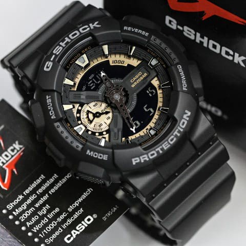 [ G-SHOCK ORIGINAL - GARANSI ] JAM TANGAN PRIA WANITA | RANTAI | KULIT | KARET | MURAH | PRIA GA-110