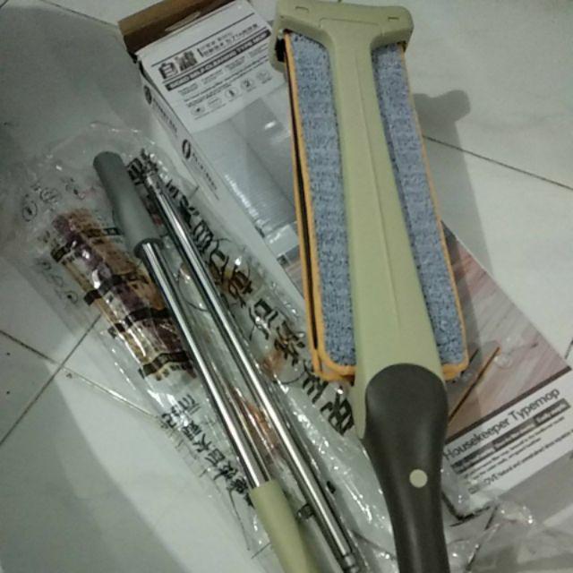 Alat Pel Pel Lantai New Lazy Mop Double Side Alat Kebersihan Mop Generasi 2