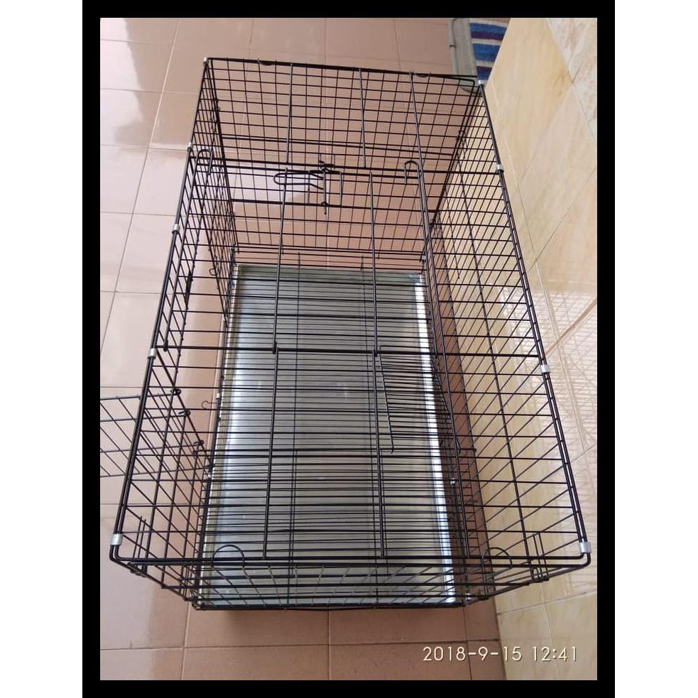 Kandang Kucing Lipat Tanpa Roda Xxl P 95 Lipat Jumbo Terjamin