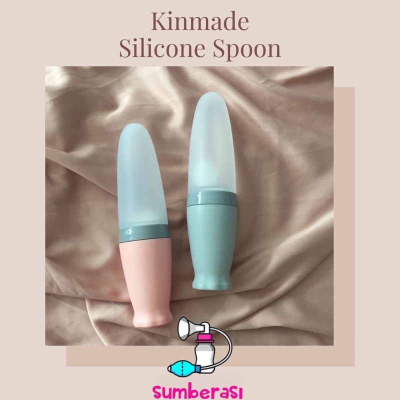 Kinmade Silicone Spoon | Sendok Asip Baby squeeze Spoon