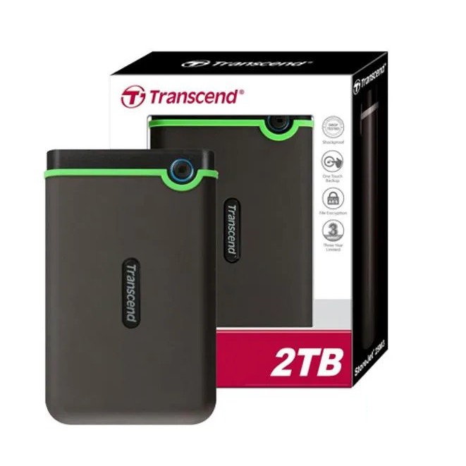 HDD HARDDISK TRANSCEND  STOREJET 25M3 2TB MURAH