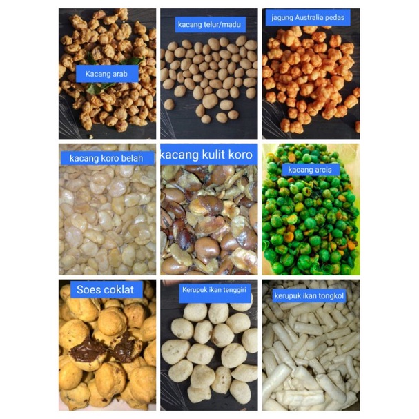 (Ready Medan) Aneka cemilan ringan/Snack ekonomis