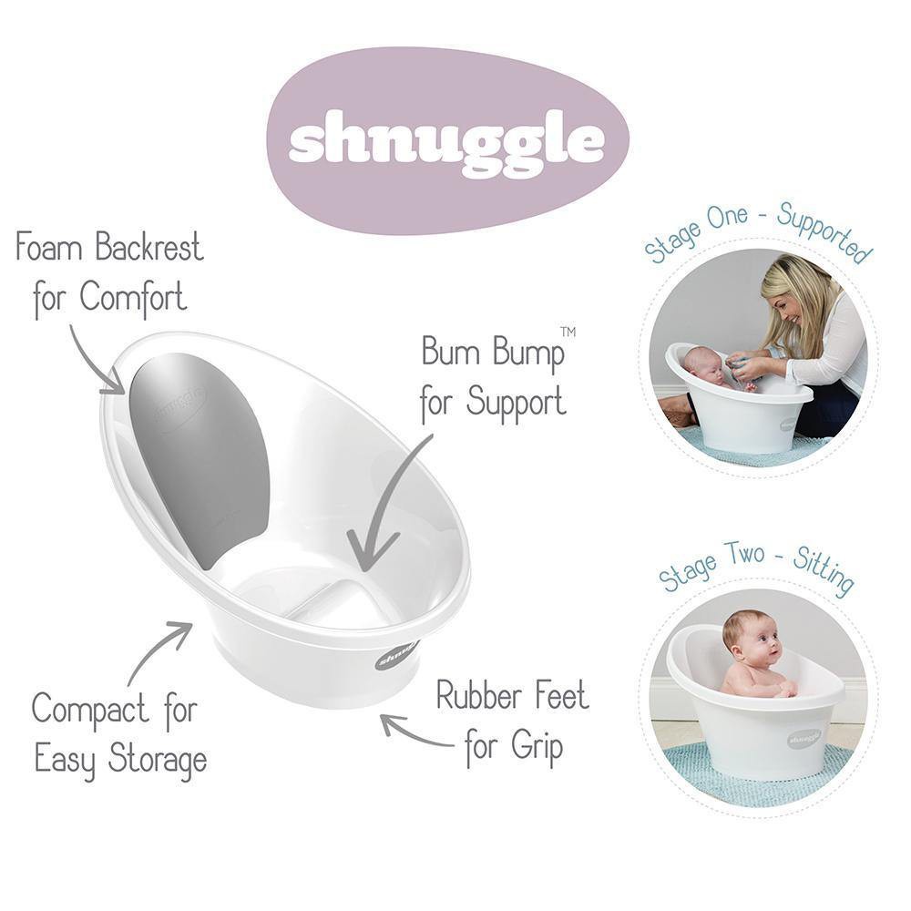 Shnuggle Baby Bath with Plug