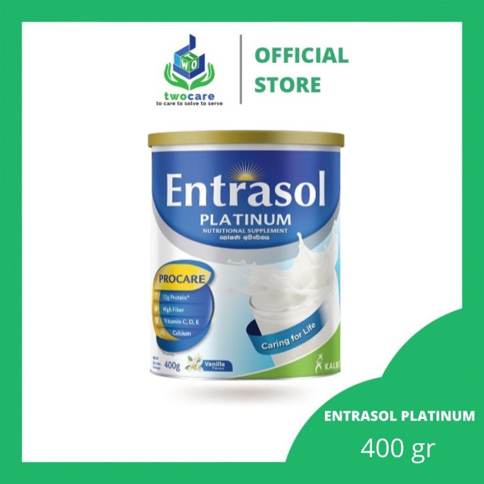 

Ee5F10 Entrasol Senior 400 Gr Vanila - Susu Lansia - 1 Kaleng Coklat 6Gddv