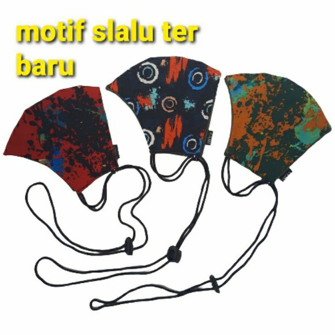 MASKER,KAIN earloop/DEWASA,motif,,pria/wanita,Motif Selalu terbaru,