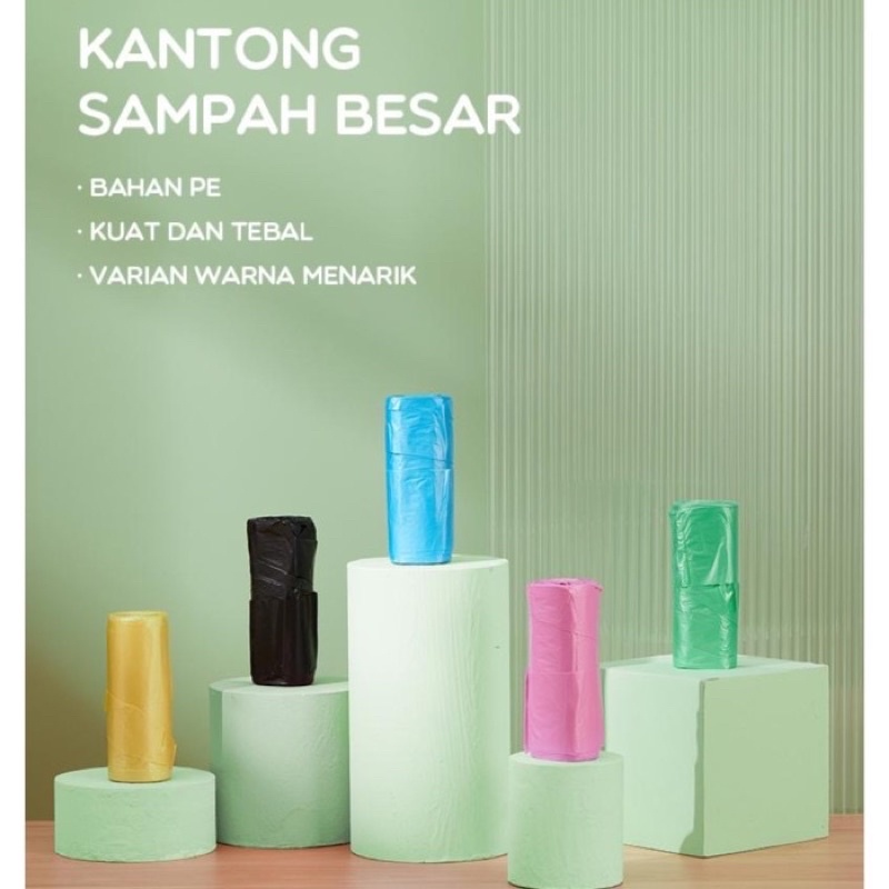 KANTONG SAMPAH BESAR / KRESEK SAMPAH WARNA WARNI