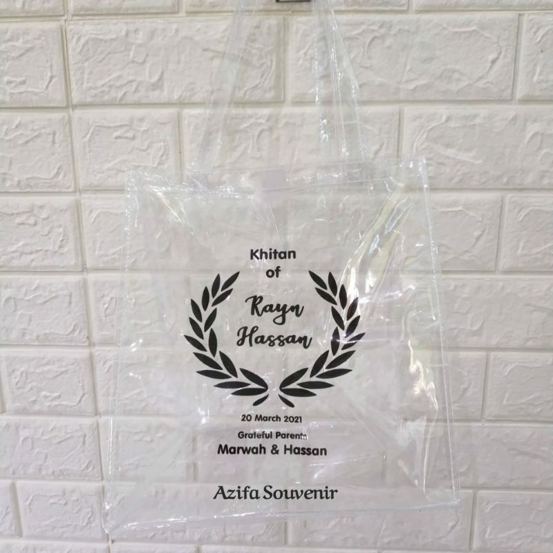 

Tas Full Mika Sablon / Souvenir / Goodie Bag Hajatan Tasyakuran Kelahiran, Aqiqoh, Khitan , Haul Dll