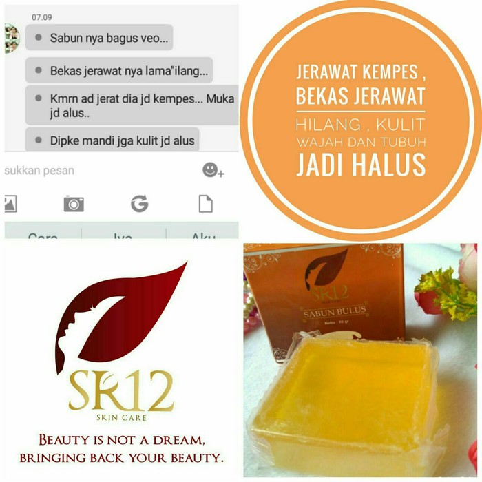 Sabun Bulus SR12/ Sabun Wajah/ Sabun Badan/ Sabun BPOM ORIGINAL TERBAIK