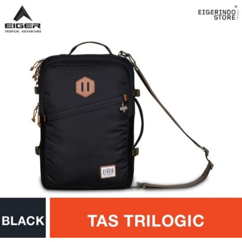 Tas TOURER 2.0 TRILOGIC EIGER1989/5085- BLACK - multifungsi tas original