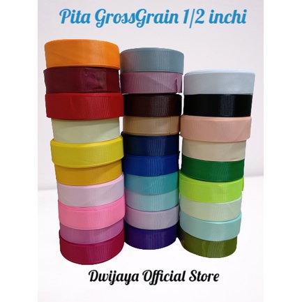 

Pita GrossGrainUkuran 1/2 inch Per Roll