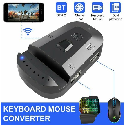 Konverter Keyboard Mouse Gaming Bluetooth Wireless Converter Android