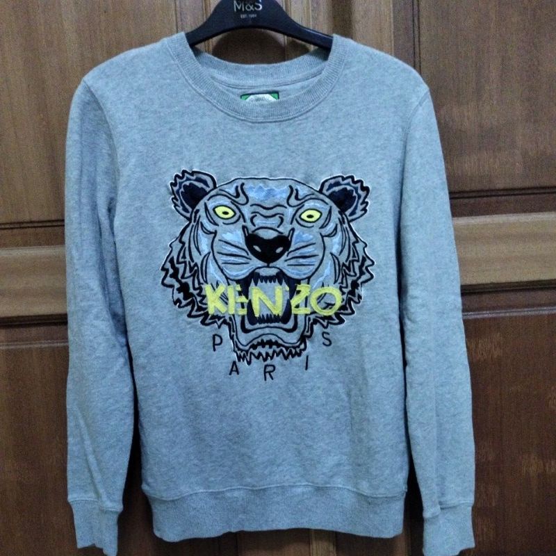 Kenzo Crewneck Bordir Big Logo Sweater