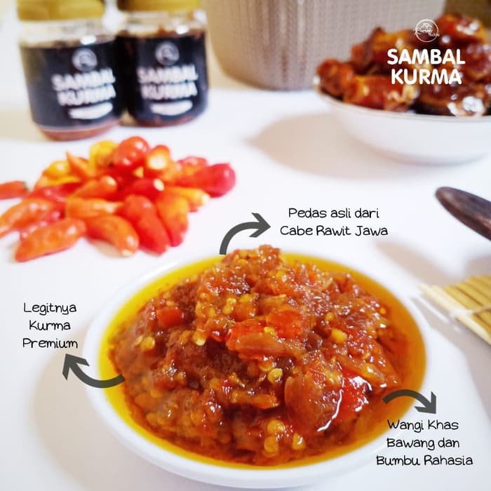 

SAMBAL KURMA ORIGINAL rasa pedas manis alami