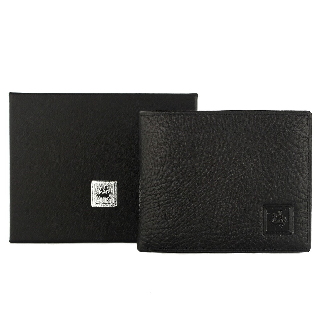 TOKOKOE - Dompet Pria model Berdiri bahan Kulit Premium Dompet Lipat - David Jones 50-918 Black