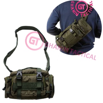 Tas Selempang Hijau Army Tas Samping TNI POLRI MENWA