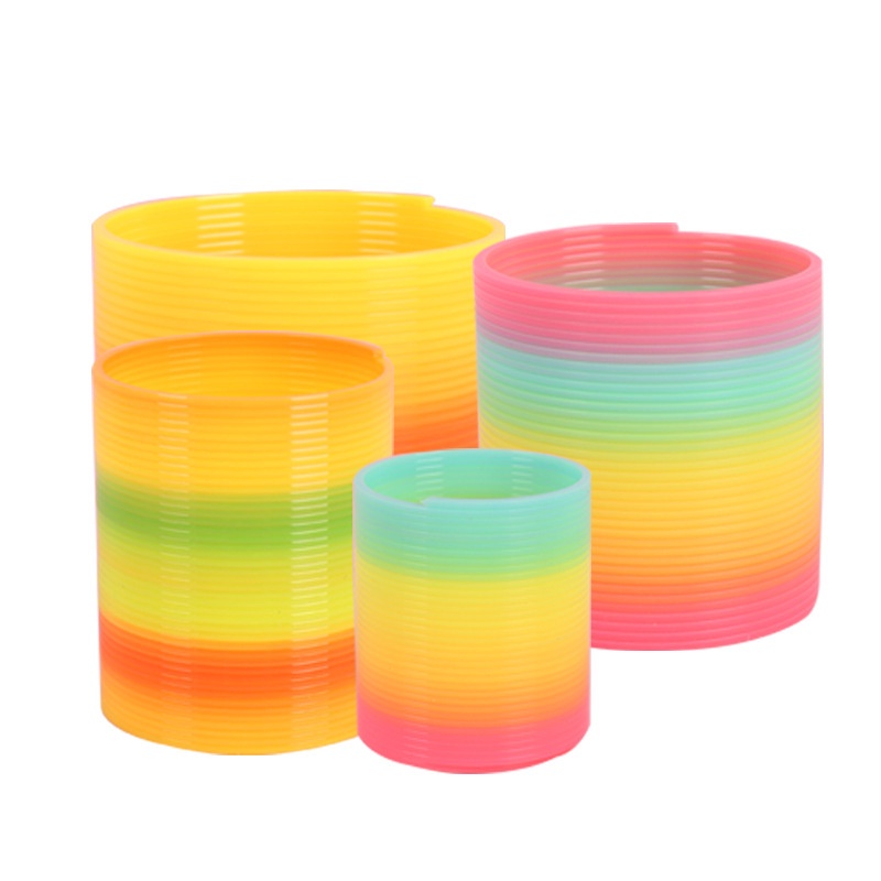 Mainan Per Pegas Spiral Multicolour Rainbow / Slinky Toy