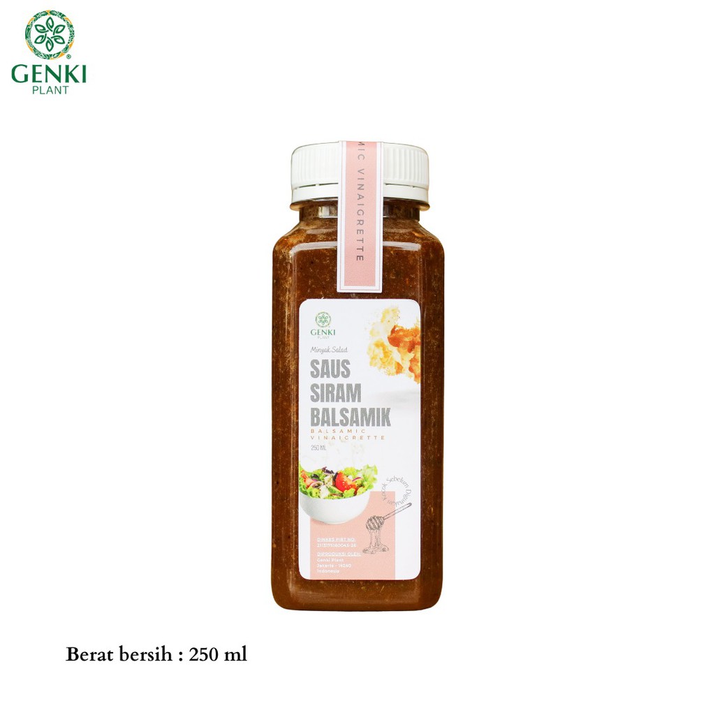 

Balsamic Vinaigrette / Saus Siram Balsamik / Salad Dressing - 250 ml