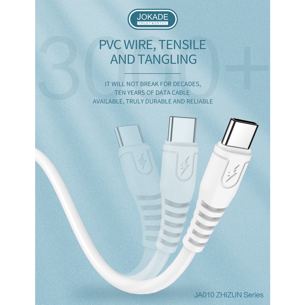 JOKADE Kabel Data Tipe C USB Android 100cm Fast Charging 3A JA010