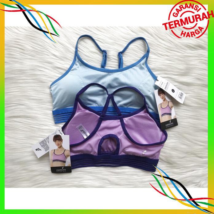 OLAHRAGA ENERGIZED SPORT BRA BRANDED PIERRE CARDIN ESSENTIAL ORIGINAL BIG SALE PURPLE BAYAR COD