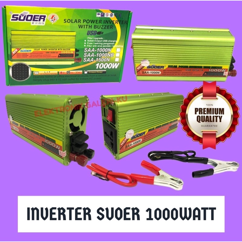 INVERTER SUOER 1000WATT + BUZER