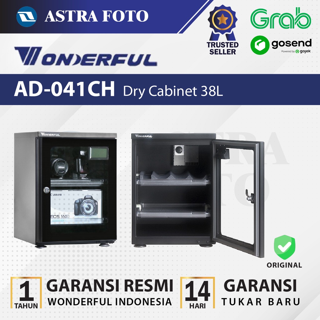 Wonderful AD-041CH Digital Dry Cabinet 38L - Dry Box Kamera