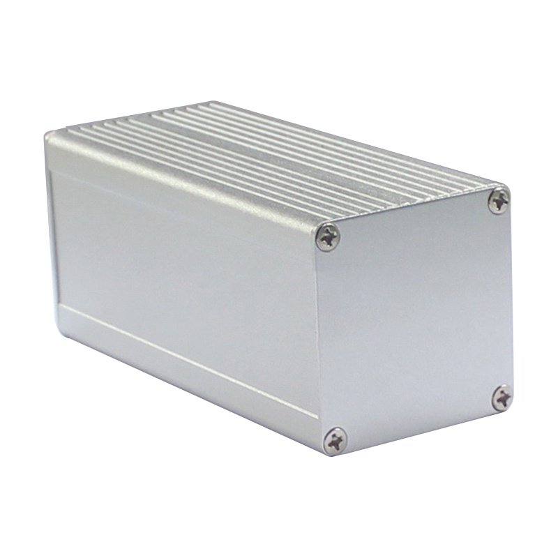 Case Kotak Proyek Elektronik Bahan Aluminum Untuk Papan PCB DIY 3.94x1.81x1.81in