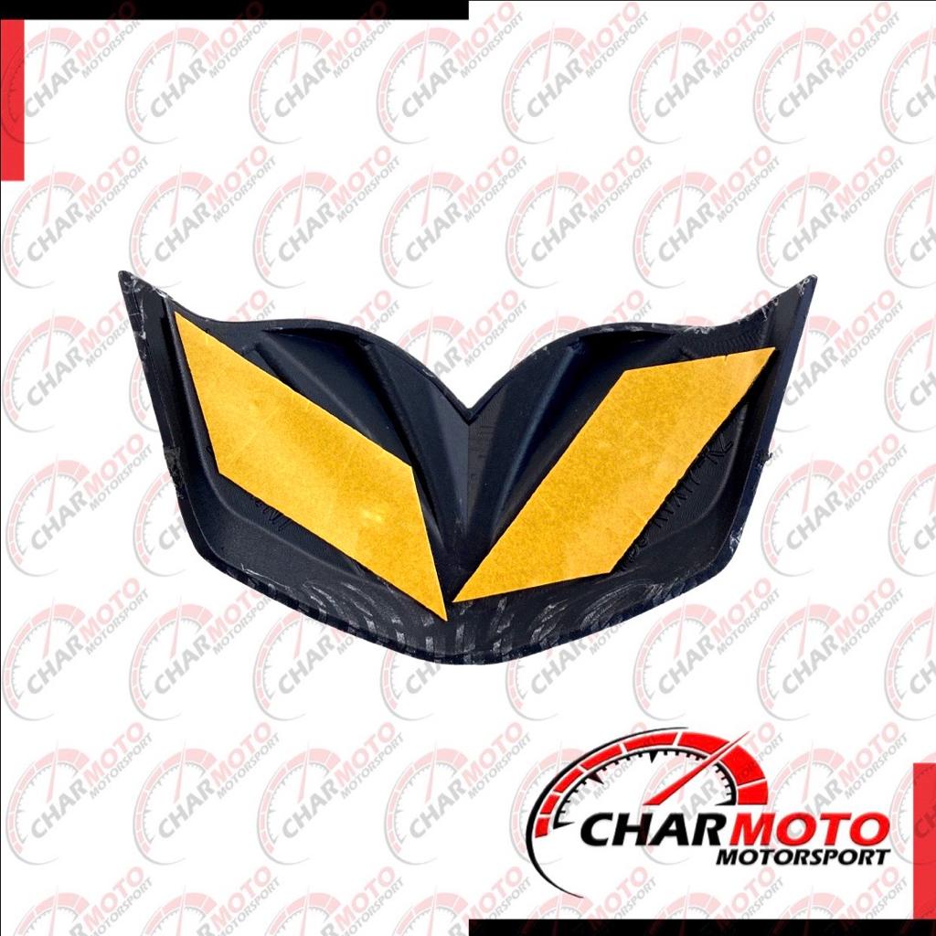 Cover Tutup Ujung Spakbor Belakang Karbon Nemo Original Yamaha Aerox 155 PNP / Cover Spakboard Carbon - Charmoto