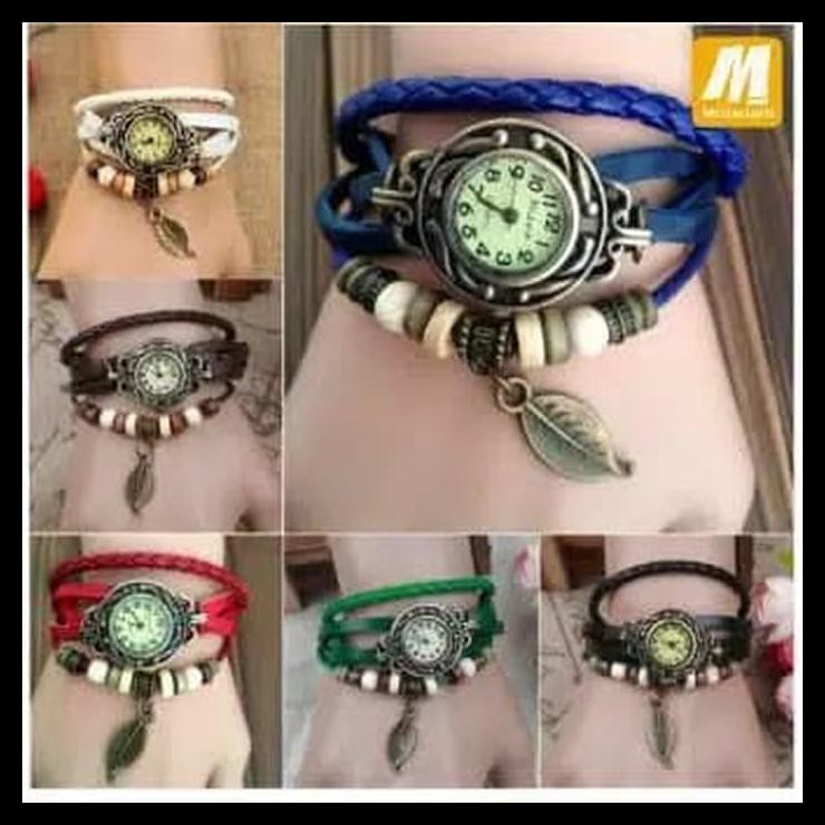 Hot List Jam Tangan Tali Gelang Tribal Vintage Etnik /Jam Etnik Berkualitas