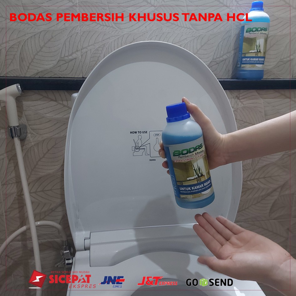 PEMBERSIH KERAK TOILET LANTAI KAMAR MANDI SANGAT KUAT TIDAK PERLU DISIKAT CUKUP DIKUAS EXTRA STRONG 500ML