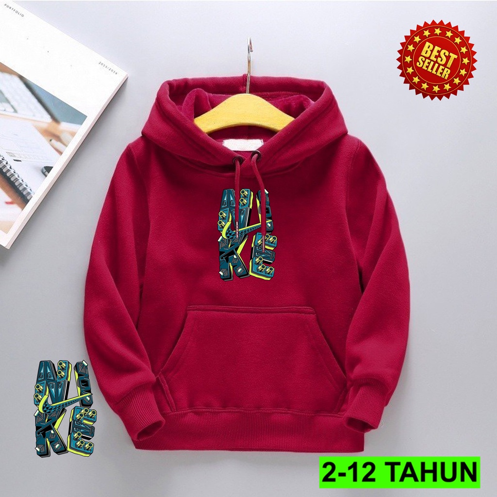 Hoodie anak laki-laki perempuan 2-12 tahun / hoodie anak lucu kekinian / sweeter terlaris