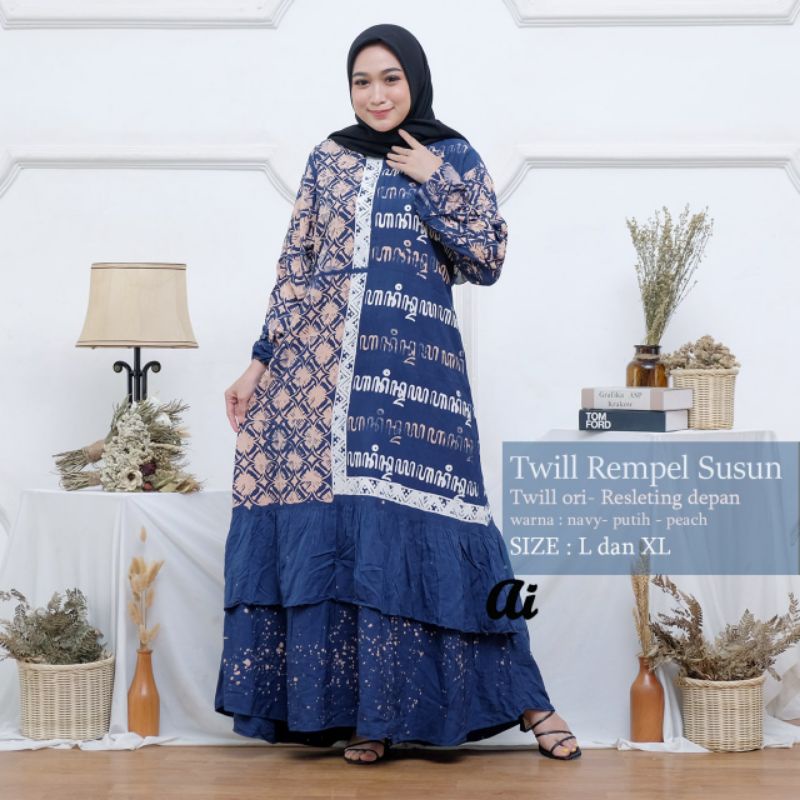 GAMIS TWILL ORI REMPEL AKSARA JAWA/NEW ARRIVAL/HARGA PROMO/BISA COD/
