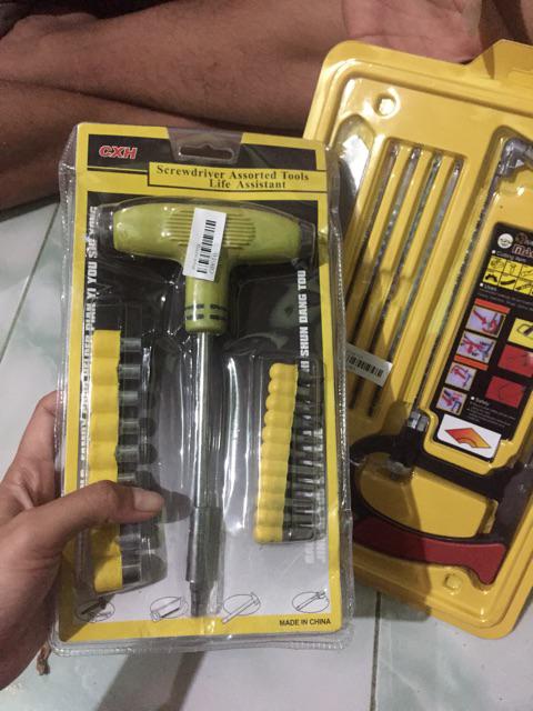 Obeng Multi Kunci Shock Mini 20 In 1 / Tools Kit